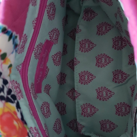 Vera Bradley Carson RFID Mini Crossbody Wildflower Paisley Retired Pattern - Picture 4 of 9